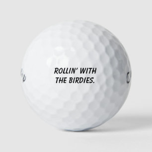 Balles De Golf Équipes de golf 'Rollin' With The Birdies' Personn