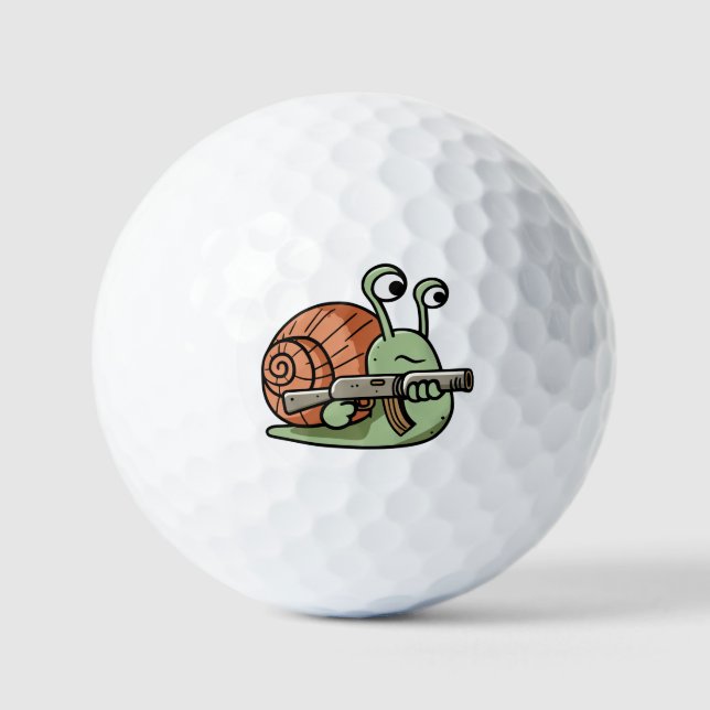 Balles De Golf Escargot armé (Recto)