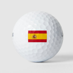 Balles De Golf Espagne - Drapeau national - Actuel