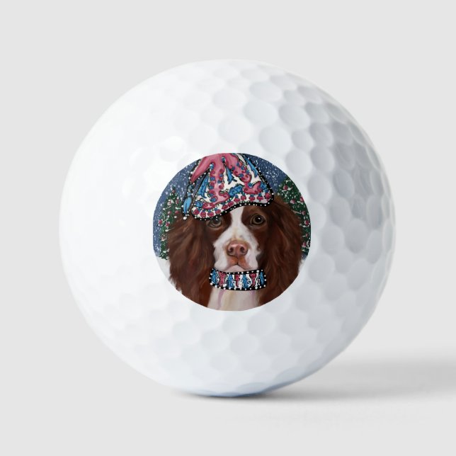 BALLES DE GOLF ESPAGNOL DE PLONGÉE ANGLAISE (Recto)