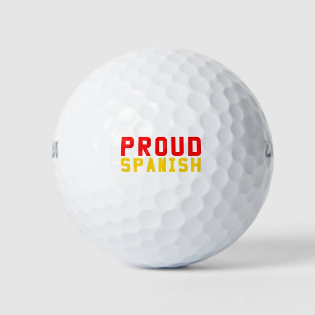 Balles De Golf Espagnol fier (Devant)