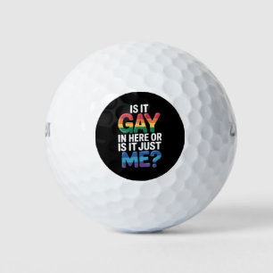 Balles De Golf Est-Ce Gay Dans Ici Ou Est-Ce Juste Moi Drôle LGBT