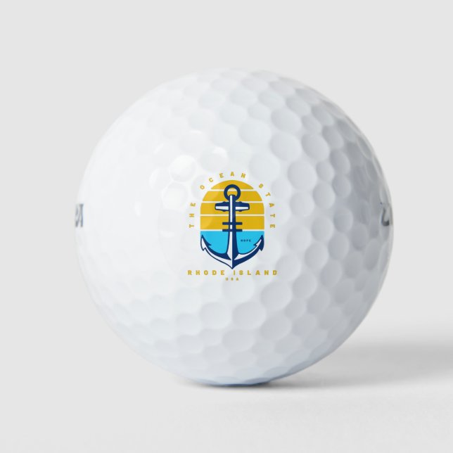 Balles De Golf État de l'océan de l'île Rhode (Devant)