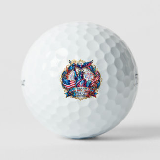 Balles De Golf États-Unis 250 ans 4 juillet 1776-2026