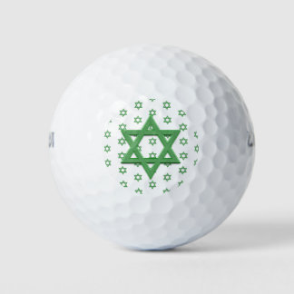 Balles De Golf Étoile verte de David sans couture