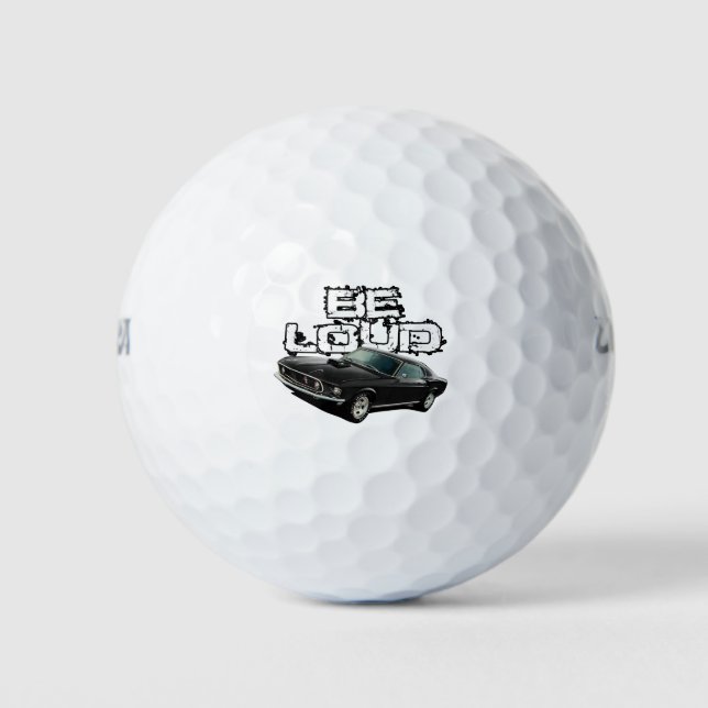 Balles De Golf être bruyant mustang (Devant)