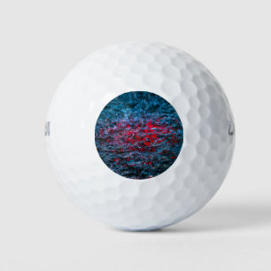 Balles De Golf Etude En Aquarelle - Rouge