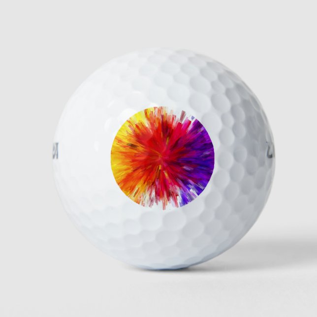 Balles De Golf Explosion de couleur (Devant)