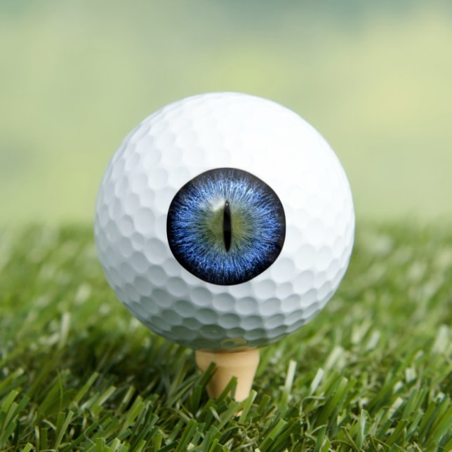 Balles De Golf Eyeball de chat Halloween effrayant (T-shirt Insitu)