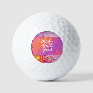 Balles De Golf Fabriqué avec montre d'amour