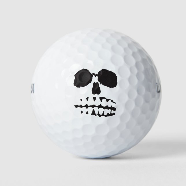 Balles De Golf Face du crâne (Devant)