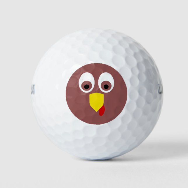 Balles De Golf Face Turquie de l'action de grâces (Devant)