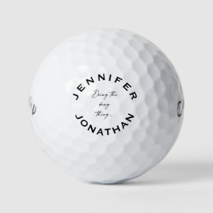 Balles De Golf Faire Dang Thing Custom Couple Names 