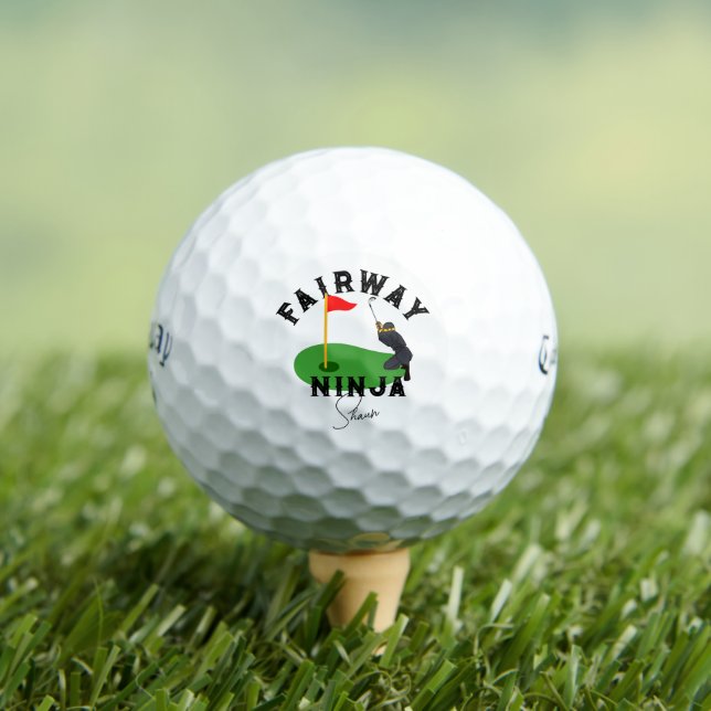 Balles De Golf Fairway Ninja Golf, #fathersdaydon Custom (T-shirt Insitu)
