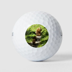 Balles De Golf Famille d'ours Brown