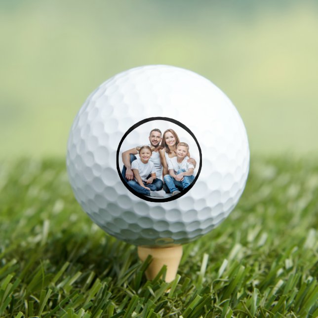 Balles De Golf Famille Mère Père Photo Personnaliser (T-shirt Insitu)