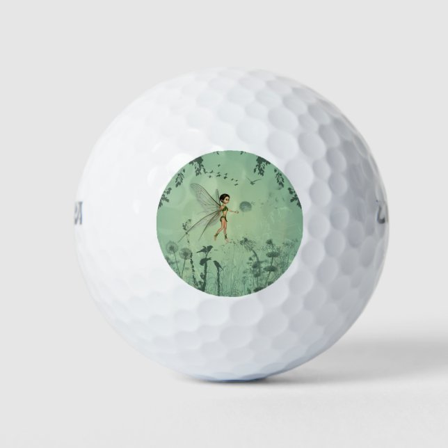 Balles De Golf Fée avec pissenlit (Devant)