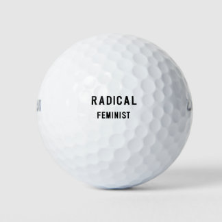 BALLES DE GOLF FEMINISTE RADICALE