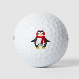 Balles De Golf Femme mignonne joyeux noël femmes pingouin t