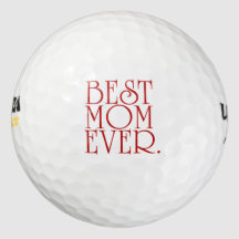 Fête des Mères Meilleure Maman Balls de golf jamai