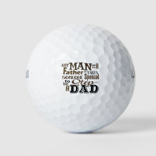 Balles De Golf Fête des pères de papa d'étape la meilleure