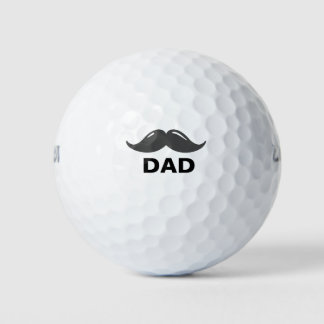 Balles De Golf Fête des pères moustache