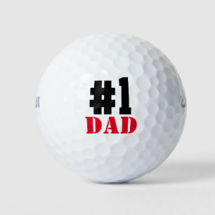 Balles De Golf Fête des pères Numéro 1 Papa
