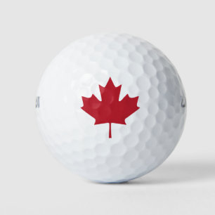 Balles De Golf Feuille d'érable du Canada