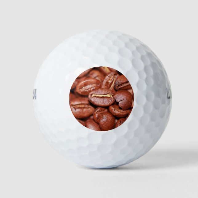Balles De Golf Fèves de café grillées (Devant)