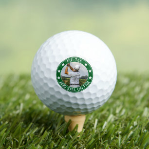 Balles De Golf Fif-tee & Toujours sur Par Funny 50e anniversaire