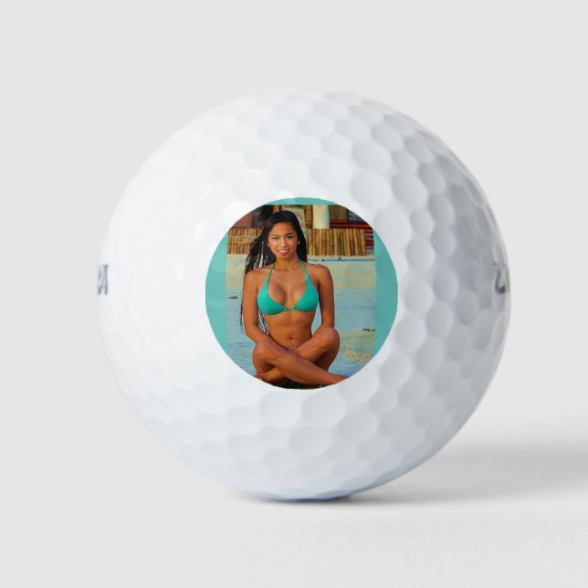 Balles De Golf Fille en Bikini Golfballs (Devant)