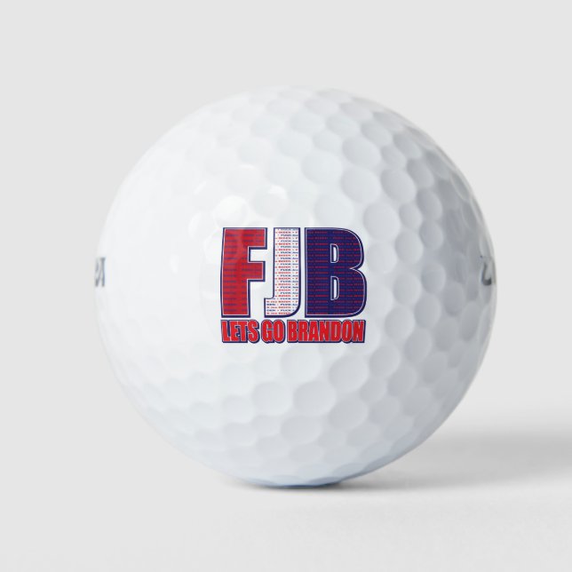 Balles De Golf FJB—Lets-Go-Brandon (Devant)