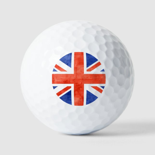 Balles De Golf Flag de Grunge (Recto)