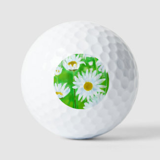 Balles De Golf Fleur de marguerite jardin d'été Peinture
