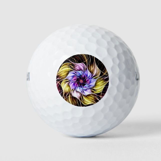 Balles De Golf fleur fractale (Devant)