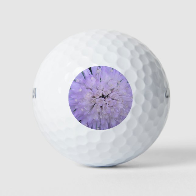 Balles De Golf Fleur violette (Devant)