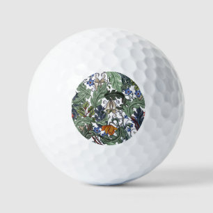Balles De Golf Fleurs, art déco, moderne, sans soudure.