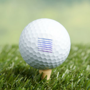Balles De Golf Fluide Musique rose violet bleu