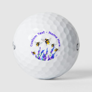 Balles De Golf Flying Bees Golf Balls avec texte personnalisé