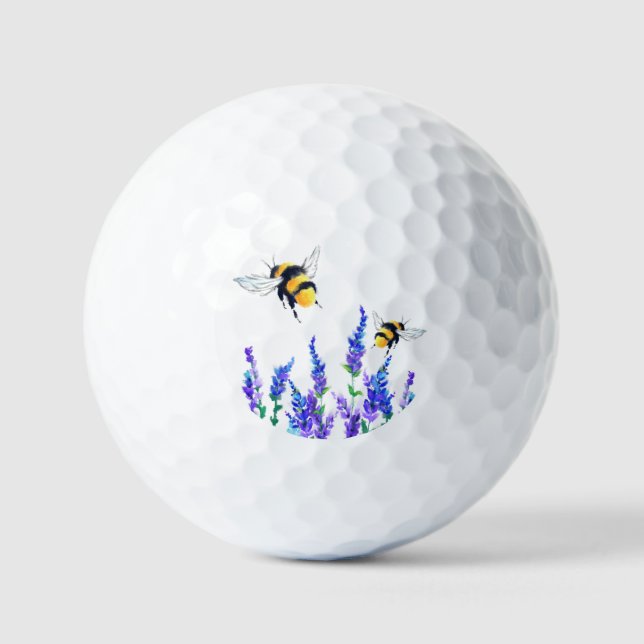 Balles De Golf Flying Spring Bees Golf Balls (Recto)