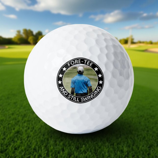 Balles De Golf Fore-tee & Toujours Swing 40e anniversaire Photo (Créateur téléchargé)