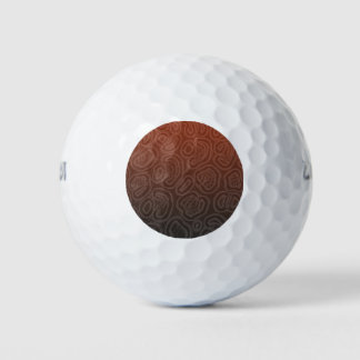 Balles De Golf Fumée et feu