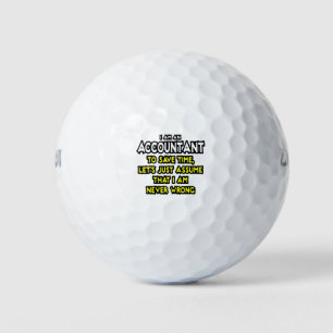 Balles De Golf Funny Accountant Venin Ideas Golf