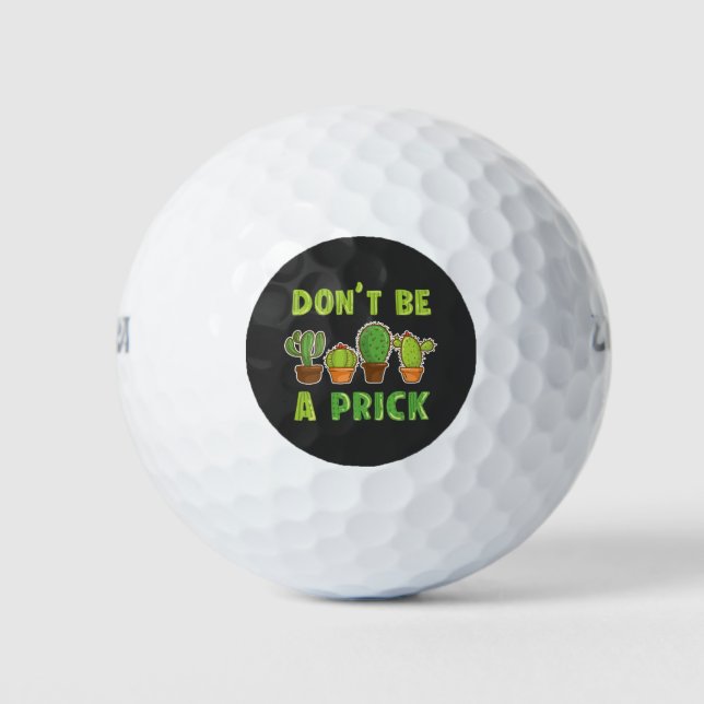 Balles De Golf Funny Cactus Succulents Cactus intérieur Plantes (Devant)