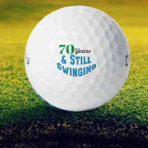 Balles De Golf Funny Golf Balls 70e anniversaire