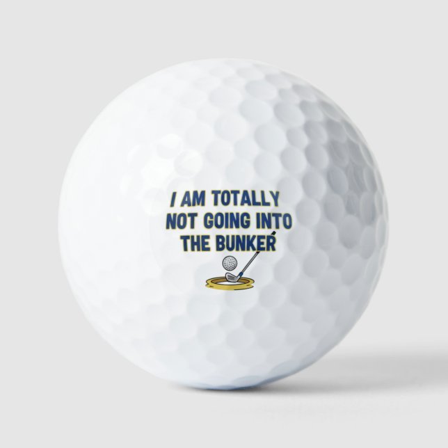 Balles De Golf Funny Golf Gift Bunker-Proof Confidence Golf Ball  (Recto)