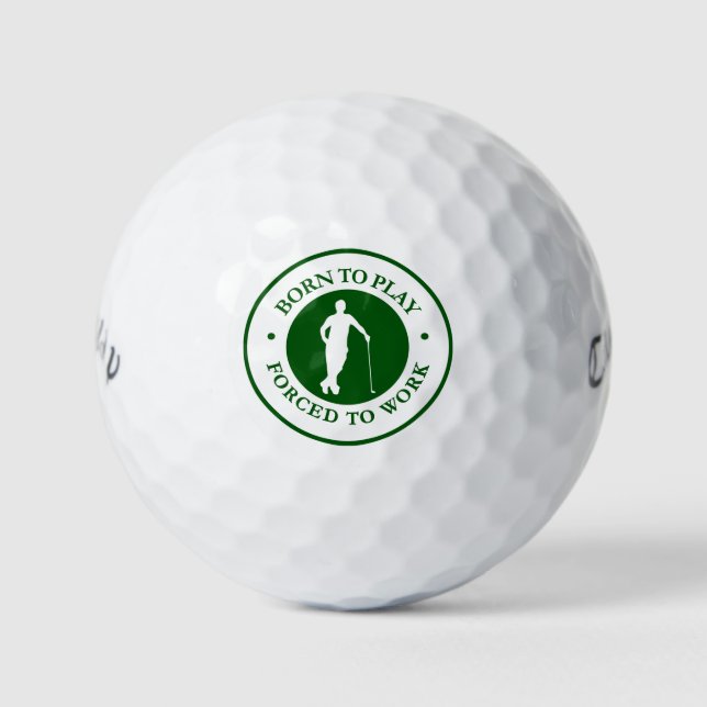 Balles De Golf Funny Golf Thème Humour Executive Golf Balls (Devant)