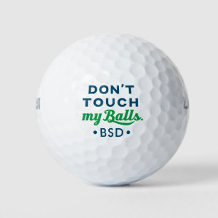 Balles De Golf Funny Novelty Golf Ball Monogrammed Ne Touchez pas