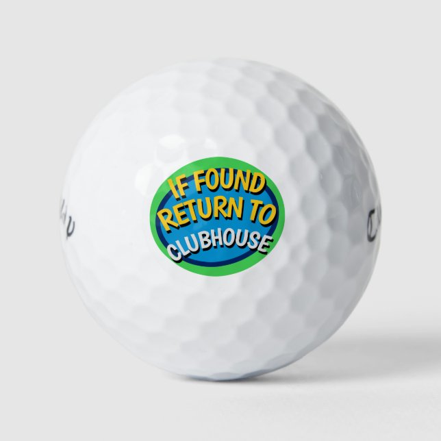 BALLES DE GOLF FUNNY PERDU (Devant)