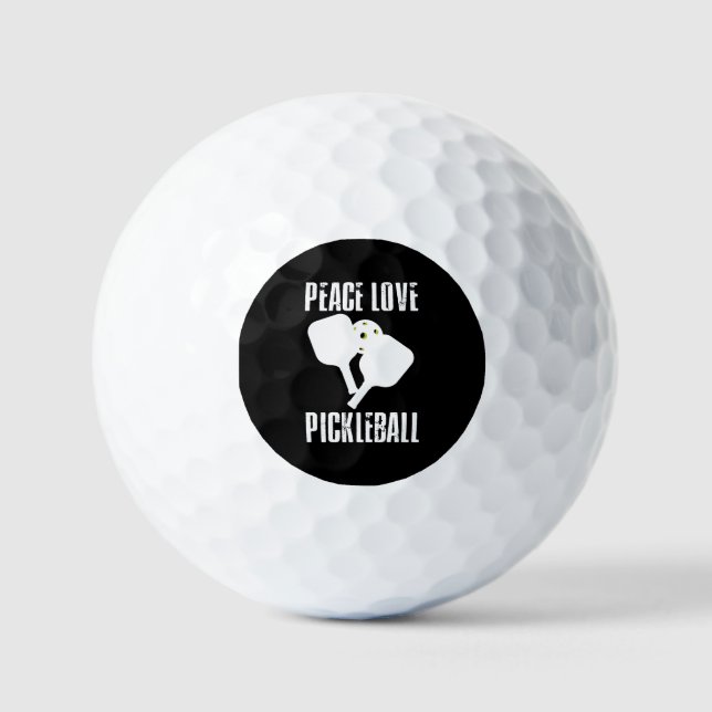 Balles De Golf Funny Pickleball (Recto)